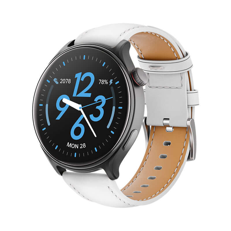 <tc>Runmefit</tc> GTR2 スマートウォッチ - レザーバンド