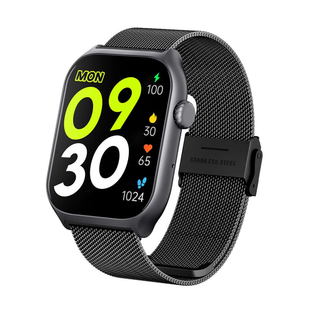 <tc>Runmefit</tc> GTS7 スマートスポーツウォッチ - スチールストラップ