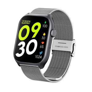 <tc>Runmefit</tc> GTS7 スマートスポーツウォッチ - スチールストラップ