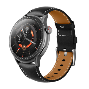 <tc>Runmefit</tc> GTR3 AMOLEDスマートスポーツウォッチ - レザーストラップ