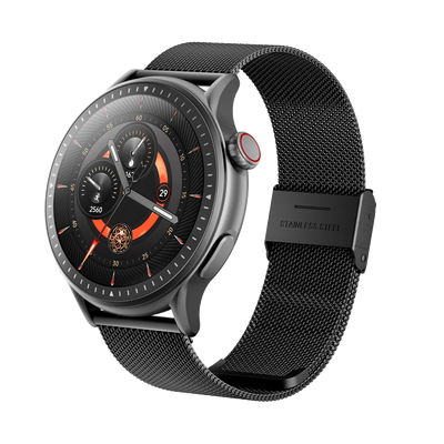 <tc>Runmefit</tc> GTR3 AMOLEDスマートスポーツウォッチ - スチールストラップ